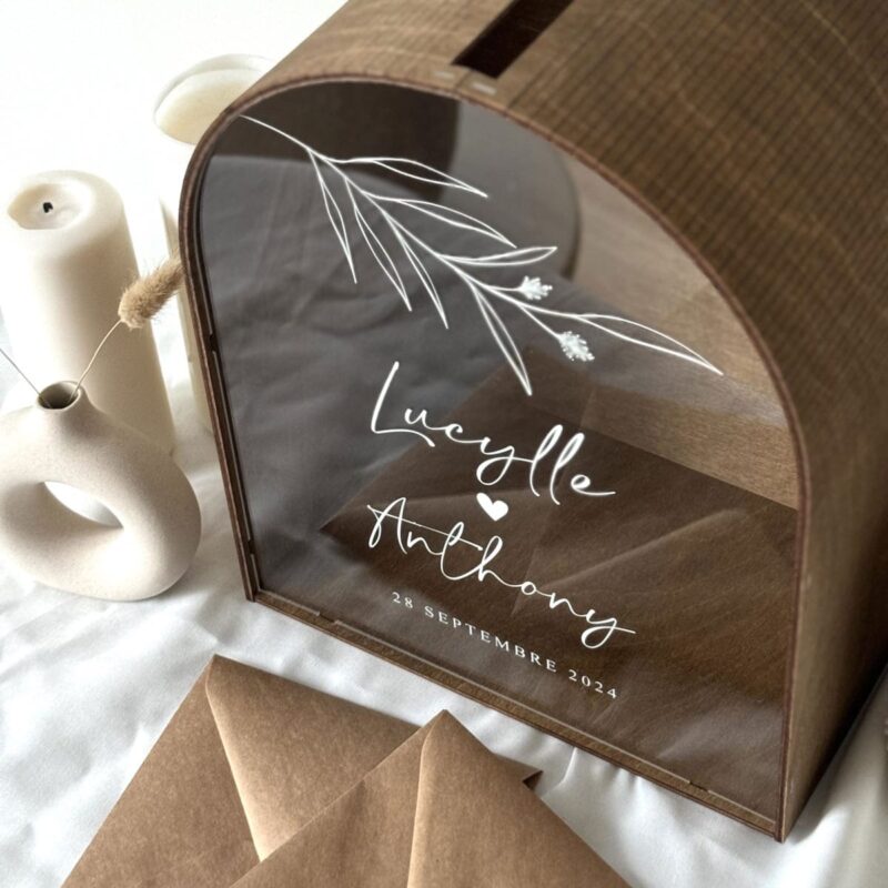 Kartenbox Hochzeit - Halbkreis – Bild 7