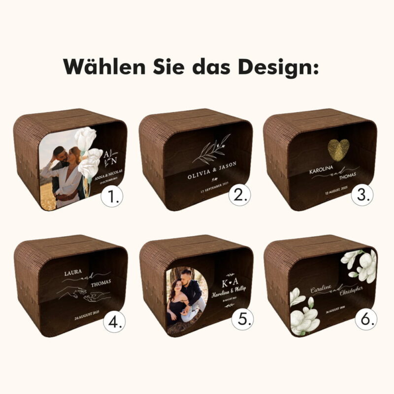 Kartenbox Hochzeit - Rechteckige – Bild 3
