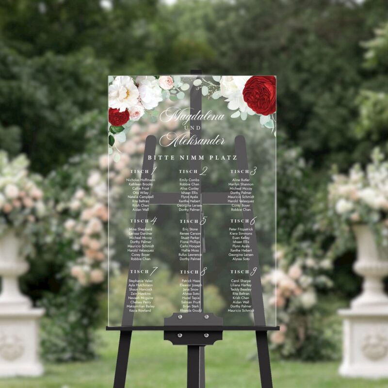 Sitzplan Hochzeit - №1017 – Bild 3