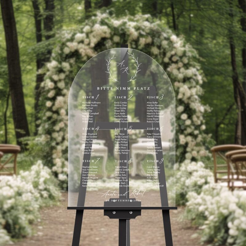 Tischplan Hochzeit - №1003 – Bild 2