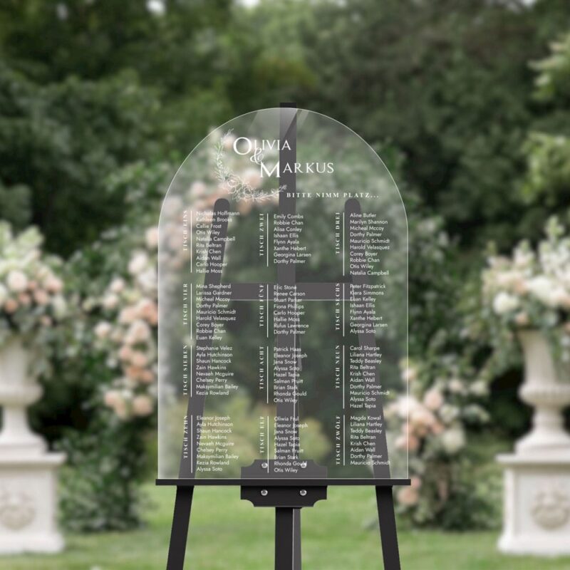 Tischplan Hochzeit - №1004 – Bild 2