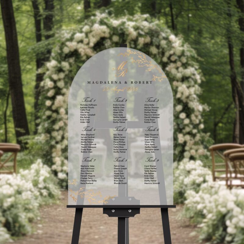 Tischplan Hochzeit - №1006 – Bild 3