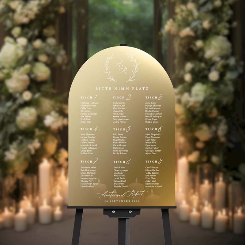 Tischplan Hochzeit - №1003 – Bild 6