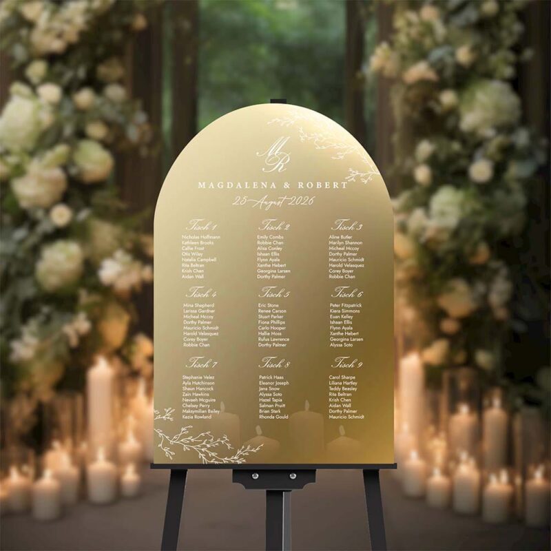 Tischplan Hochzeit - №1006 – Bild 2