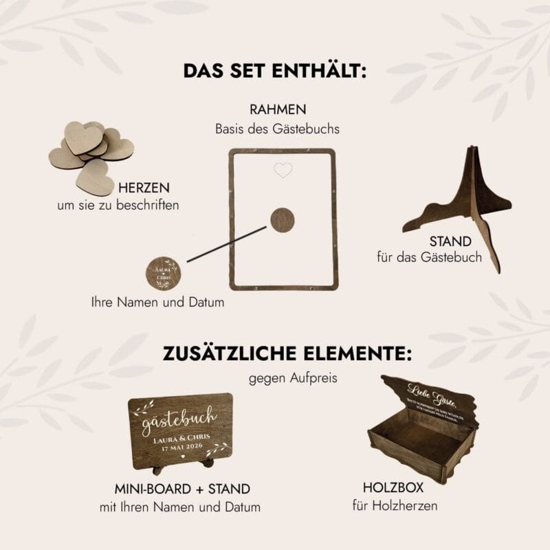 Gästebuch Hochzeit Alternative - Rechteck – Bild 3