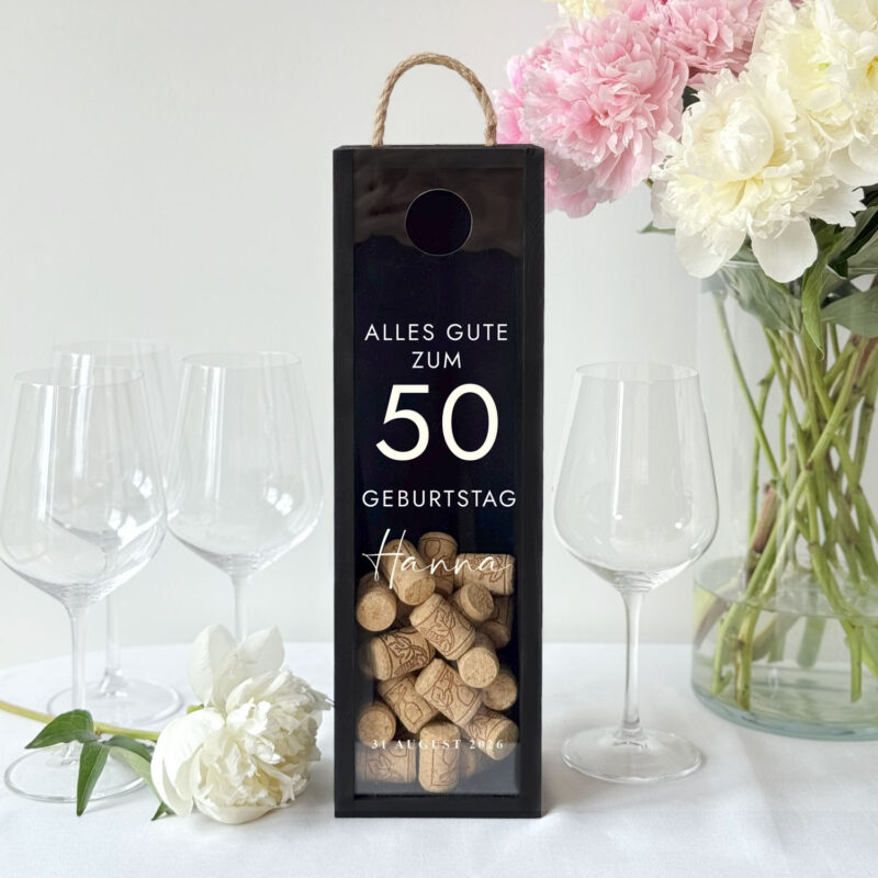 Holz Weinkisten - Hochzeit Personalisierte – Bild 3