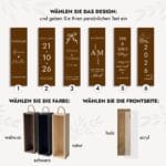 Holz Weinkisten - Hochzeit Personalisierte – Bild 4