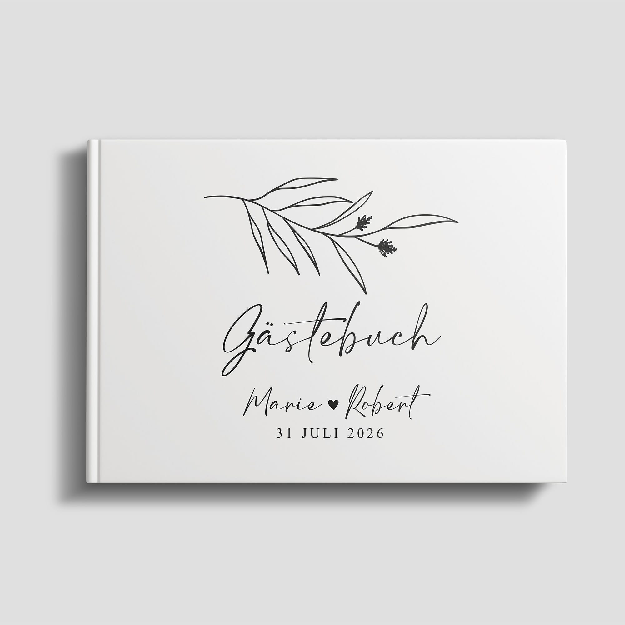 gastebuch rechteckig 6 Gästebuch Hochzeit - №106 – Bild 1